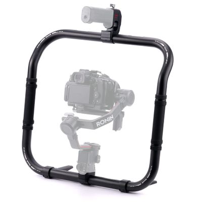 Tilta Basic Ring Grip Plus Compatible with DJI RS2, RS3 Pro, RS4, RS4 Pro, RS5 | Dual Handle Gimbal Support | Expandable Power Options | Aluminum Alloy