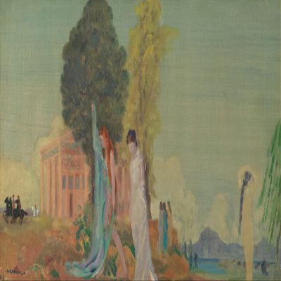 Arthur B. Davies : Twilight Travelling : 1910 : Archival Quality Art Print