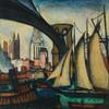 Samuel Halpert : Brooklyn Bridge : 1913 : Archival Quality Art Print view 1