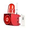 YASONG SLA-01HY Outdoor Remote Control LED Strobe Alarm Siren, 1.2 Mile Long Distance Barrier-Free Control, 120dB Speaker, 9 Tones Adjustable with USB Port, 25 Watts IP65 AC110V (witn Plug) view 1