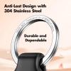UNBREAKcable for Apple AirTag Holder 4 Pack Waterproof Case with Keychain view 4