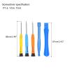 PATIKIL Phone Pry Opening Tools Screwdriver Spudger Kit Set 8 in 1 for Cellphone Mobile Phone Laptop PC Repair(P1.5, Y0.6, T0.8) view 2