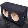 Audiotek CA-8HDS 8" inch Heavy Duty Angle Dual Sealed Box Sub Speaker Truck Subwoofer - Dual Box All MDF view 2