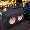 Audiotek CA-8HDS 8" inch Heavy Duty Angle Dual Sealed Box Sub Speaker Truck Subwoofer - Dual Box All MDF view 3
