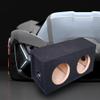 Audiotek CA-8HDS 8" inch Heavy Duty Angle Dual Sealed Box Sub Speaker Truck Subwoofer - Dual Box All MDF view 4