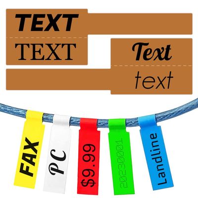 6000PCS Custom Stickers Waterproof Personalized Self-Adhesive Cable Label Sticker Network PC UTP Wire Marker Management