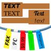 6000PCS Custom Stickers Waterproof Personalized Self-Adhesive Cable Label Sticker Network PC UTP Wire Marker Management view 1