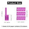 6000PCS Custom Stickers Waterproof Personalized Self-Adhesive Cable Label Sticker Network PC UTP Wire Marker Management view 2