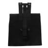 Outdoor Foraging Bag Oxford Cloth Fruit Picking Bag Waist Hanging Tool Pouch Garden Vegetable Storage Pouch for Travel Camping Hiking(Black) view 1