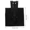 Outdoor Foraging Bag Oxford Cloth Fruit Picking Bag Waist Hanging Tool Pouch Garden Vegetable Storage Pouch for Travel Camping Hiking(Black) view 2