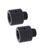 FEICHAO 2pcs Screw Adapter 1/4 3/8 Male to 3/8 M4 M6 M8 M10 Female Screw with Reinforcement Side Hole for Tripod Camera Conversion Accessories (1/4 Male to 3/8 Female) view 1