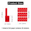 9000PCS Custom Stickers Waterproof Personalized Self-Adhesive Cable Label Sticker Network PC UTP Wire Marker Management view 2