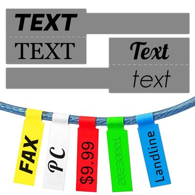 300PCS Custom Stickers Waterproof Personalized Self-Adhesive Cable Label Sticker Network PC UTP Wire Marker Management