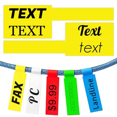 1500PCS Custom Stickers Waterproof Personalized Self-Adhesive Cable Label Sticker Network PC UTP Wire Marker Management