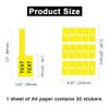 1500PCS Custom Stickers Waterproof Personalized Self-Adhesive Cable Label Sticker Network PC UTP Wire Marker Management view 2
