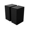 Klipsch Reference R-40PM Powered Bookshelf Speakers - 90-Degree x 90-Degree Tractrix Horn - Linear Travel Suspension - Sleek, Modern Appearance view 2