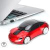 2.4GHz Car Mouse, 3D Sport Car Shape Ergonomic Optical Mice with USB Receiver, 1600 DPI Computer Mouse with LED Light for PC Laptop Computer Kids Girls Small Hands (Red) view 2
