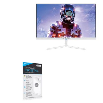 BoxWave Screen Protector Compatible with Sceptre Nebula 23.8" HD LED Gaming Monitor (E248B-FWN168W) - ClearTouch Crystal (2-Pack), HD Film Skin - Shields from Scratches