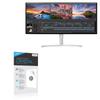 BoxWave Screen Protector Compatible with LG 34 Monitor (34BK95U) - ClearTouch Crystal (2-Pack), HD Film Skin - Shields from Scratches view 1