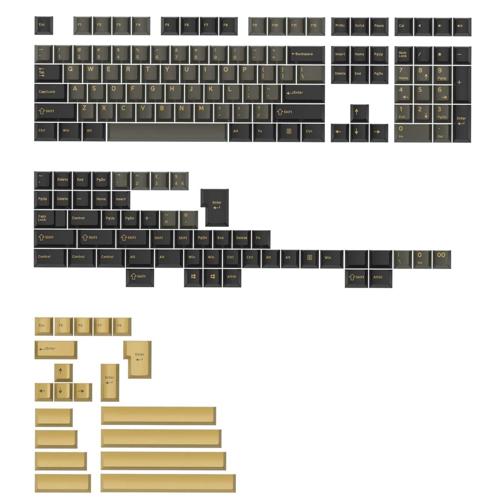 KPREPUBLIC Ghost Judges GJ Shimmer Dim Light Colorway Cherry PBT Doubleshot keycap for mx Keyboard 60 65 87 104 gh60 xd64 xd68 bm60 bm65