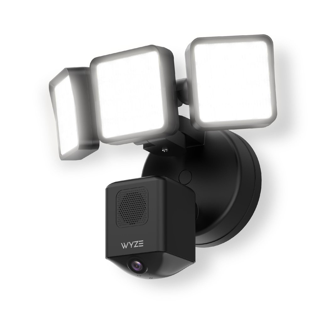 WYZE Floodlight Camera Pro, PCMag Editors' Choice 3000-Lumen LEDs, 2.5K HD Outdoor Security Camera, 180 Wide View, Color Night Vision, Works with Alexa & Google, Wired. Free Expert Setup