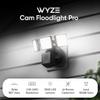 WYZE Floodlight Camera Pro, PCMag Editors' Choice 3000-Lumen LEDs, 2.5K HD Outdoor Security Camera, 180 Wide View, Color Night Vision, Works with Alexa & Google, Wired. Free Expert Setup view 2