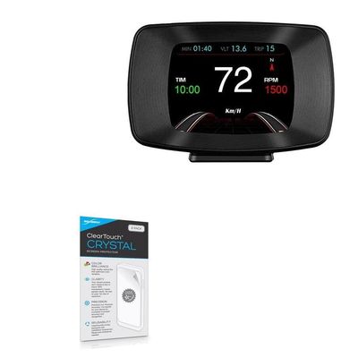 BoxWave Screen Protector Compatible with ACECAR P13 HUD Display - ClearTouch Crystal (2-Pack), HD Film Skin - Shields from Scratches