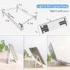BoxWave Stand and Mount Compatible with Acer ConceptD 7 Ezel (CC715-71) - Pocket Aluminum Stand 3-in-1, Portable Multi Angle Viewing Riser - Metallic Silver view 4