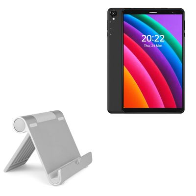 BoxWave Stand and Mount Compatible with Headwolf Tablet FPad1 (8 in) - VersaView Aluminum Stand, Portable, Multi Angle Viewing Sturdy