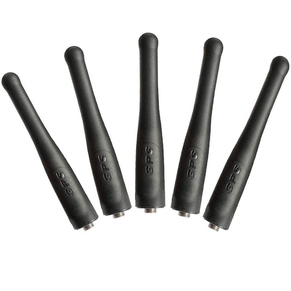 5Pack PMAE4023 PMAE4023B UHF + GPS Short Stubby Antenna 430-470MHz 3.5 Inch Compatible with XPR6100 XPR6300 XPR6350 XPR6500 XPR6550 APX1000 APX4000 APX6000 APX7000 APX8000 XTS5000 XTS 2500