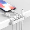 DirectNine Basics 3-Pack Desk Cable Management Set Adhesive Cable Organizer Charging Cord Hooks Cord Covers for Wall view 2