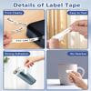 24mm Label Tape Replacement for Brother P touch TZE-251 Tape, 0.94 Laminated White Tze251 Label Marker Tape for Brother Ptouch PTD600 PT-P710BT PTP750W Label Maker Tze Tape, 10 Pack view 4