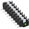 24mm Label Tape Replacement for Brother P touch TZE-251 Tape, 0.94 Laminated White Tze251 Label Marker Tape for Brother Ptouch PTD600 PT-P710BT PTP750W Label Maker Tze Tape, 9 Pack view 1
