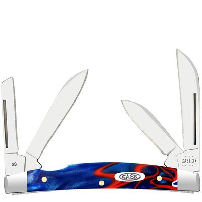 Case XX WR POCKET KNIFE PATRIOT KIRINITE SMALL CONGRESS, ITEM 11224, LENGTH CLOSED 3 1/8 INCH (10468 SS)