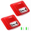 QWORK Fire Alarm, 2 Pack 12 / 24V DC Wired Sound and Light Fire Alarm Warning Strobe Siren Horn, Sound Alarm Security System Sensor, WD8912 view 3