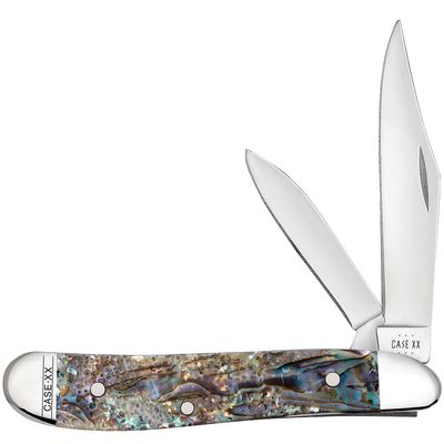 Case XX WR POCKET KNIFE ABALONE PEANUT, ITEM 12025, LENGTH CLOSED 2 7/8 INCH (8220 SS)