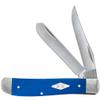 Case XX WR POCKET KNIFE MINI TRAPPER - BLUE G-10, ITEM 16751, LENGTH CLOSED 3 1/2 INCH (10207 SS) view 1