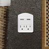 2 Outlet Extender with 2 USB Ports - Multi Plug Outlet with 300 Joules Surge Protector - Multipurpose USB Outlet with 2.4A Fast Charging for Travel (White) view 4