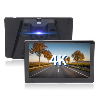 4K Dash Cam Front Rear Dual Lens Built in BT, Car Dashboard Camera Recorder with 7in HD, 120 Wide Angle, Recording, 24hr Parking Monitor, G Sensor