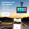 4K Dash Cam Front Rear Dual Lens Built in BT, Car Dashboard Camera Recorder with 7in HD, 120 Wide Angle, Recording, 24hr Parking Monitor, G Sensor view 3