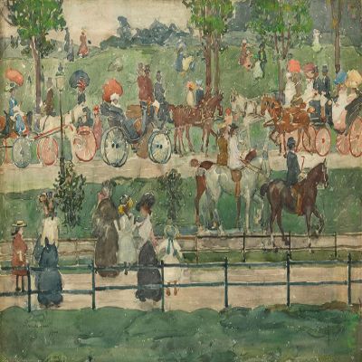 Maurice Prendergast : Central Park : 1900 : Archival Quality Art Print
