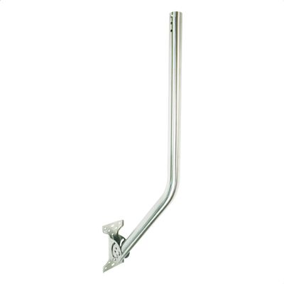 Proxicast Pro-Grade J-Max 100% Solid Rustproof Aluminum Antenna Mount - Universal Outdoor Adjustable Pivot/Lock Bracket & J-Pipe Mast (1.5" x 36" Pole) for Wall, Eave or Roof Mounting (ANT-800-JP2-XL)