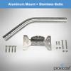Proxicast Pro-Grade J-Max 100% Solid Rustproof Aluminum Antenna Mount - Universal Outdoor Adjustable Pivot/Lock Bracket & J-Pipe Mast (1.5" x 36" Pole) for Wall, Eave or Roof Mounting (ANT-800-JP2-XL) view 4