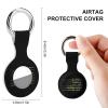 American Camouflage Flag Case for Airtag with Keychain Protective Silicone Air Tag Accessories Holder view 2