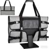 ANKROYU Travel Carrying Bag Compatible for 24in LCD Display Screen, Desktop Computer Monitor Carrying Case, Protective Storage Case Monitor Dust Cover with Padded Velvet Lining view 1
