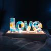 Alphabet-Custom Eternal Flower LED Night Light USB Letter Led Dried Decorative Lamp for Lover Wife Girlfriend (10 Letters) view 4