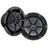 RecPro RV 8.8" Coaxial Water-Resistant Speaker Indoor/Outdoor with RGB LED Lighting (1, Smoke) view 1