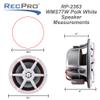 RecPro RV 7.7" Coaxial Water-Resistant Speaker Indoor/Outdoor with RGB LED Lighting (2) view 4