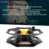 Heavy Duty Black & Yellow Cable Tidy Reel 25m, and Camping Electric Hook Up Cable Wire Storage, Home Tidy Holder Organiser Cord Storage Wheel view 2