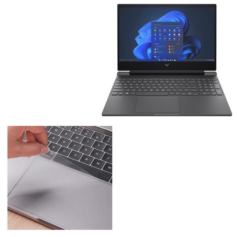 BoxWave Touchpad Protector Compatible with HP Victus 15 (15z-fb000) - ClearTouch for Touchpad (2-Pack), Pad Protector Shield Cover Film Skin